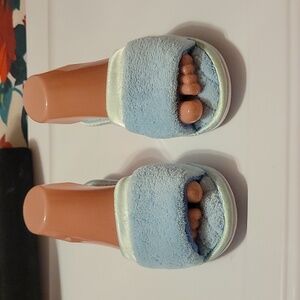 pink k slippers women's 7/8
